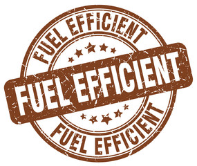 fuel efficient brown grunge round vintage rubber stamp