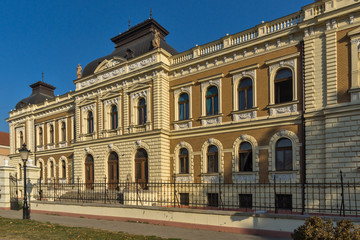 Fototapeta na wymiar Building of Serbian Orthodox Theological Seminary in town of Srijemski Karlovci, Vojvodina, Serbia