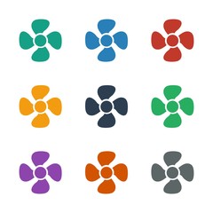 fan icon white background