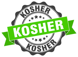 kosher stamp. sign. seal
