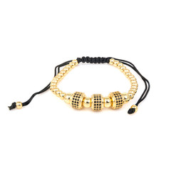 Fashion male bracelet isolated on white