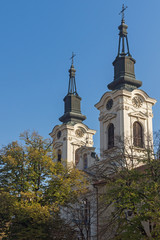 Fototapeta na wymiar Orthodox St. Nicholas Cathedral in town of Srijemski Karlovci, Vojvodina, Serbia