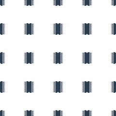 cpu icon pattern seamless white background