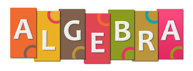 Algebra Colorful Stripes Rings 