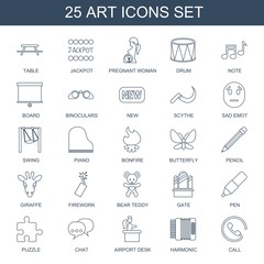 25 art icons