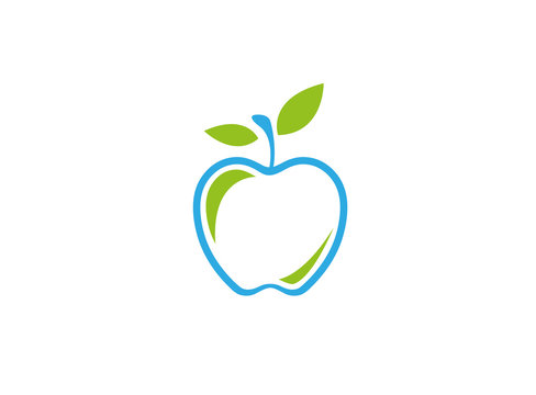 Apple logo vector image