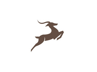 Fototapeta na wymiar Deer Hind un Logo