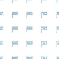 sale icon pattern seamless white background