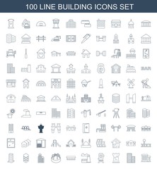 100 building icons