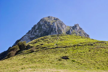 Ernio mountain in Gipuzkoa, Spain
