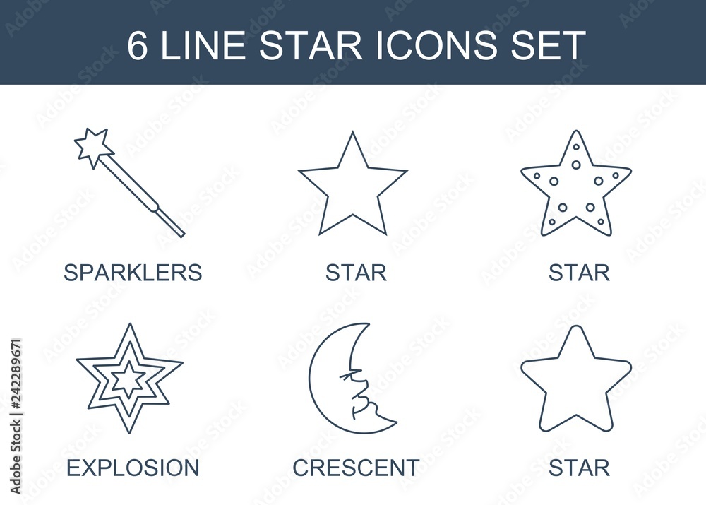 Poster star icons