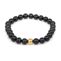 Fashion stone bracelet isolated on white