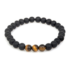 Obraz premium Fashion stone bracelet isolated on white