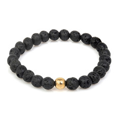 Fashion stone bracelet isolated on white