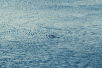 Swimming in Therma's beach, Ikiara