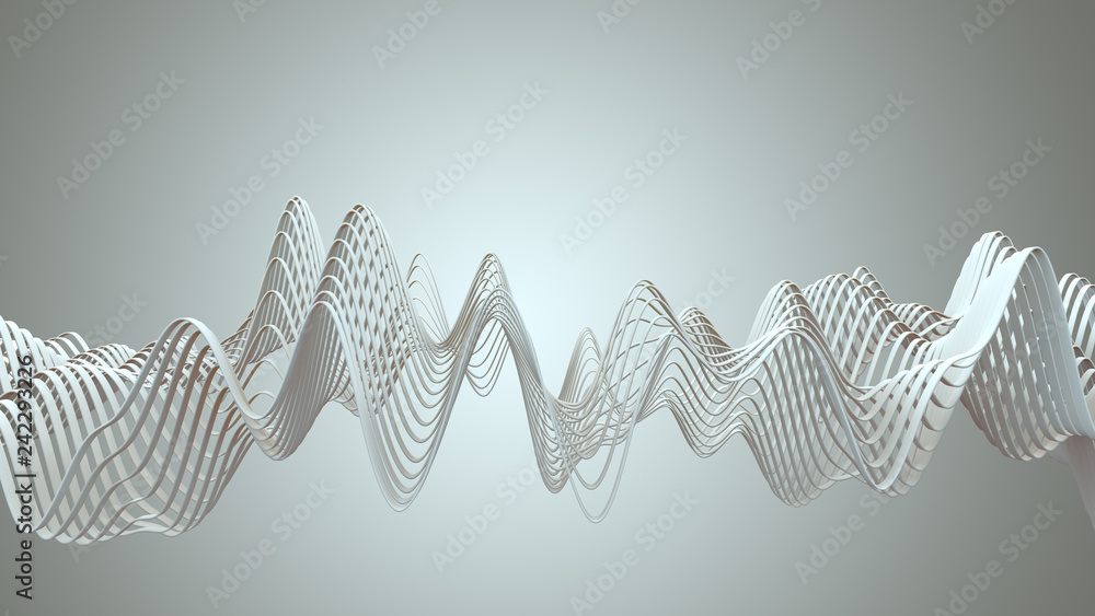 Poster abstract background - restless patch waves of colored rich on the sea of tranquility. satin glossy. 