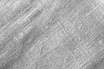 Fototapeta na wymiar Cotton cloth texture in black and white.