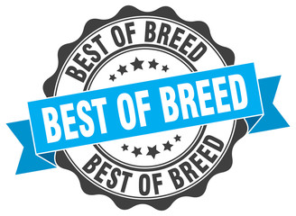 best of breed stamp. sign. seal