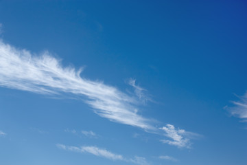 Blue sky with cloud.