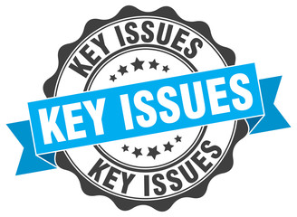 Fototapeta premium key issues stamp. sign. seal