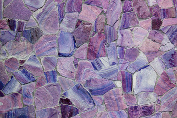 Beautiful violet colors facing stones background