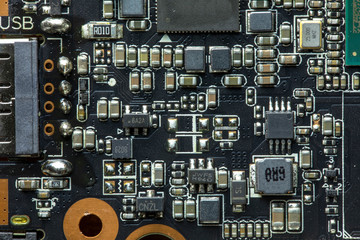 Circuit Board Close Up