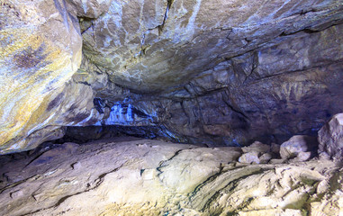  Stone vault of a giant cave