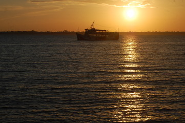 Sunset on Belém Pará Brazil