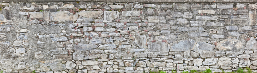 Rustic natural stone wall.