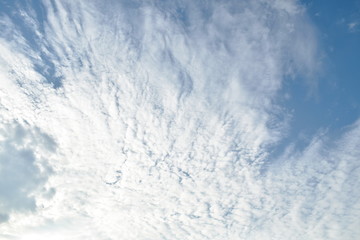 big cloud spreading on sky in sunny day