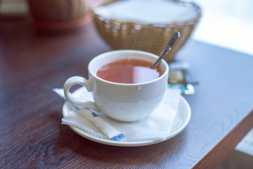 Cup of tea while working