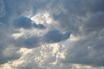Sky and clouds background