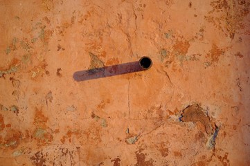 pipe on a wall