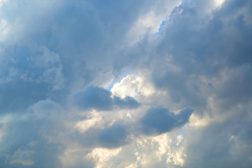 Sky and clouds background