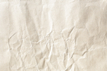 Crumpled brown paper texture