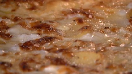 potato gratin in oven