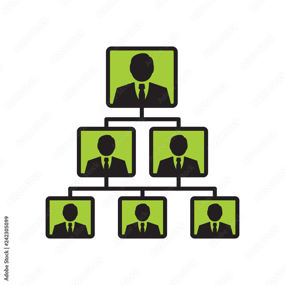 Poster coworking outline icon on white background for graphic and web design, modern simple vector sign. in
