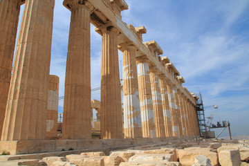 Parthenon on the Acropolis in Athens, Greece
