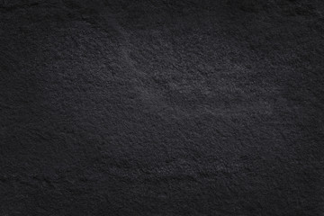 Dark grey black slate texture in natural pattern with high resolution for background and design art work. Black stone wall.