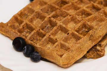 My Favourite Fluffy Flourless Waffles