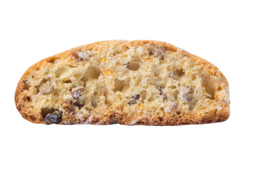Homemade pastries on the isolated background