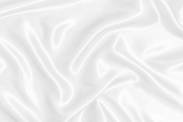 Fototapeta na wymiar white wavy silk background texture