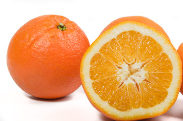 orange with half