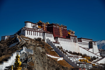 Potara castle in Tibet