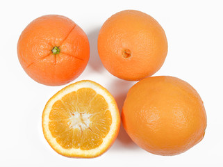 orange with half
