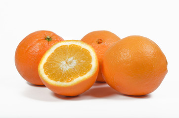 orange with half