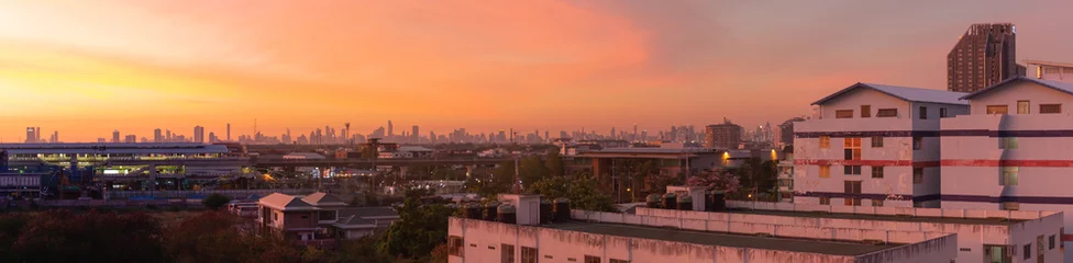 Foto op Canvas Bangkok Sunset © Thawatchai