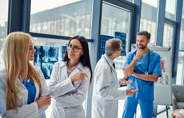 Group of doctors in clinic