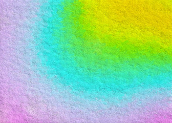 paint-like style digital paint colorful gradient color abstract background with rough paper texture