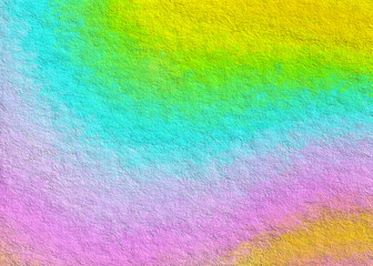 paint-like style digital paint colorful gradient color abstract background with rough paper texture